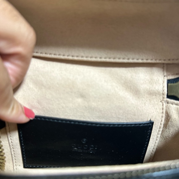 Gucci GG MARMONT MINI TOP HANDLE BAG - Picture 9 of 9